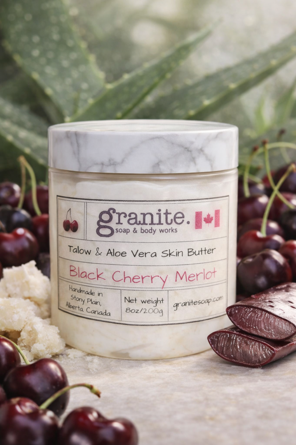 Tallow & Aloe Skin Butter - Black Cherry Merlot