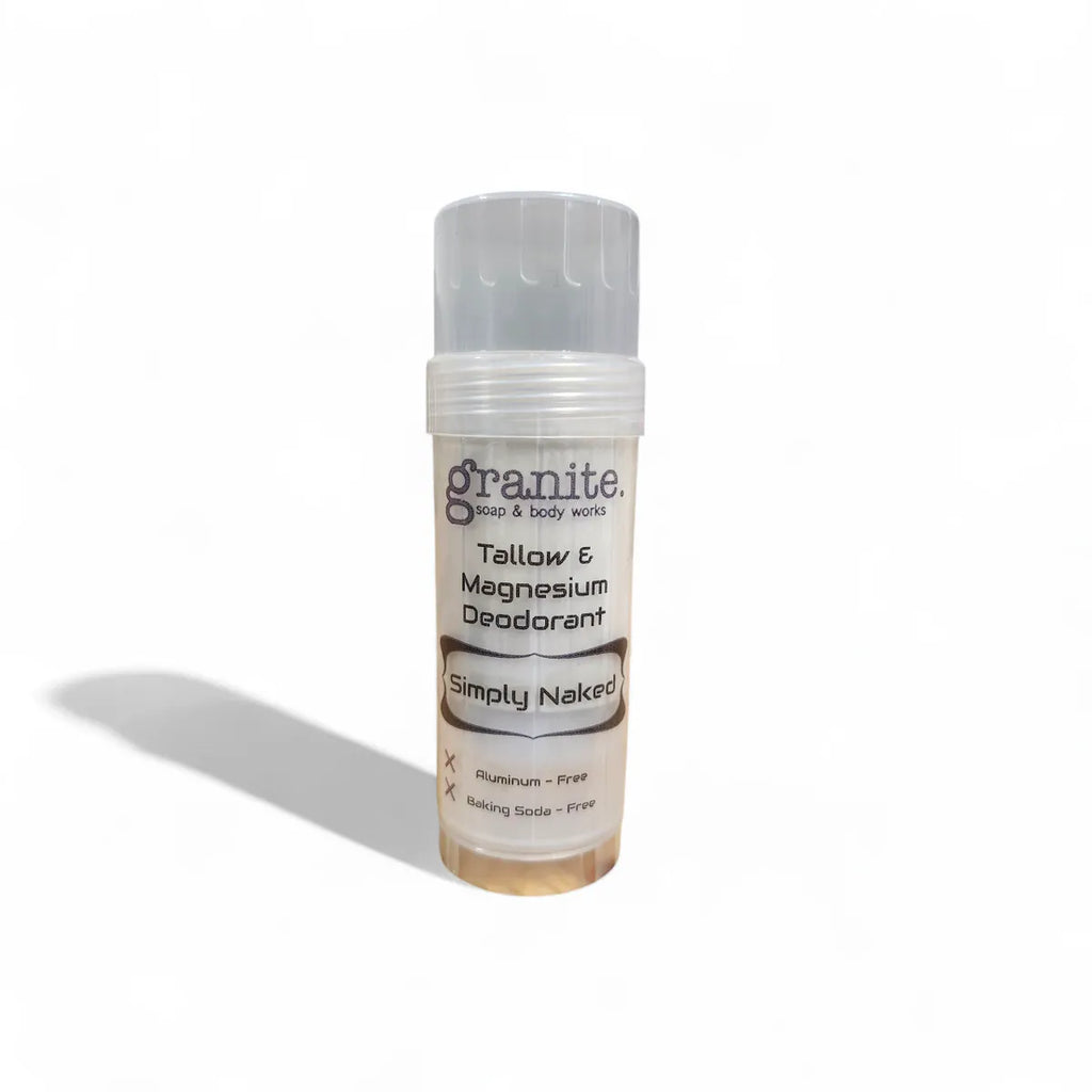Tallow & Magnesium Deodorant - Simply Naked