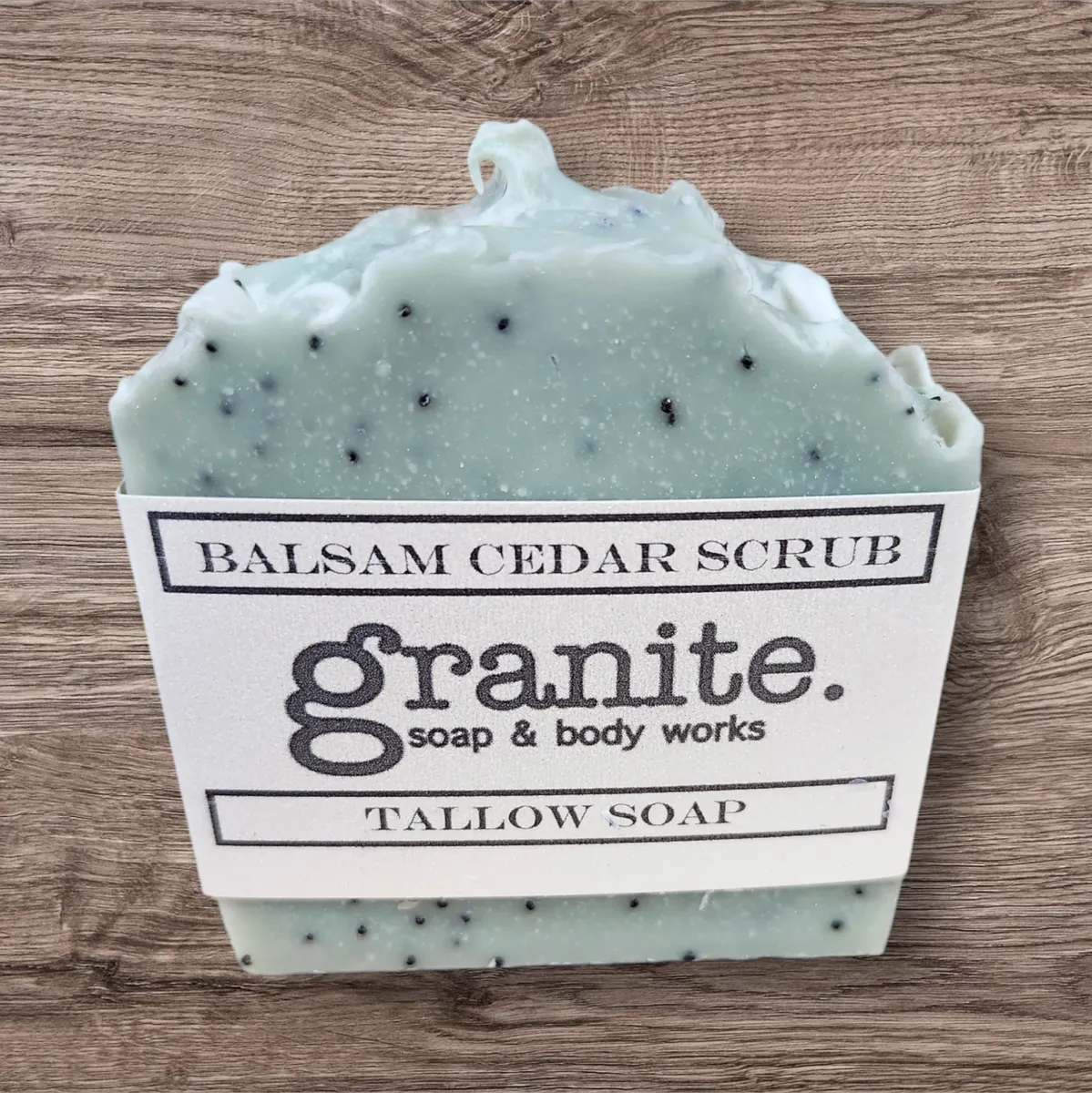 Tallow Soap - Balsam Cedar Scrub