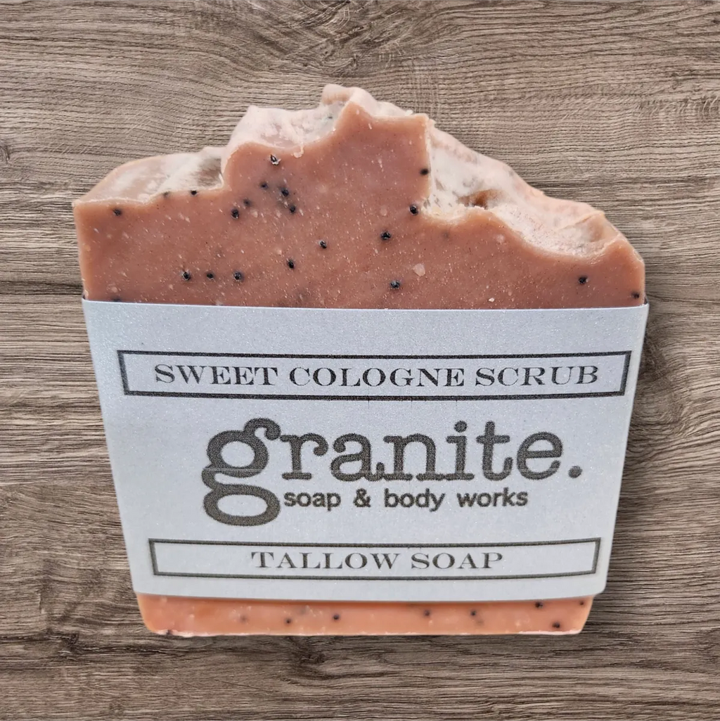 Tallow Soap - Sweet Cologne Scrub