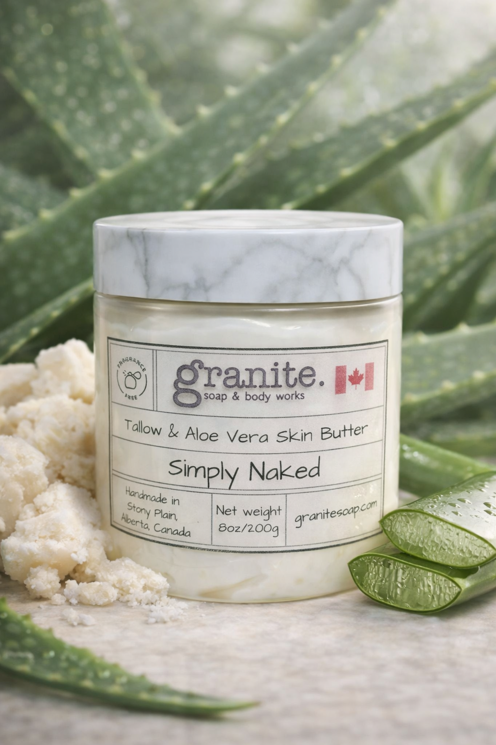 Tallow & Aloe Skin Butter - Simply Naked