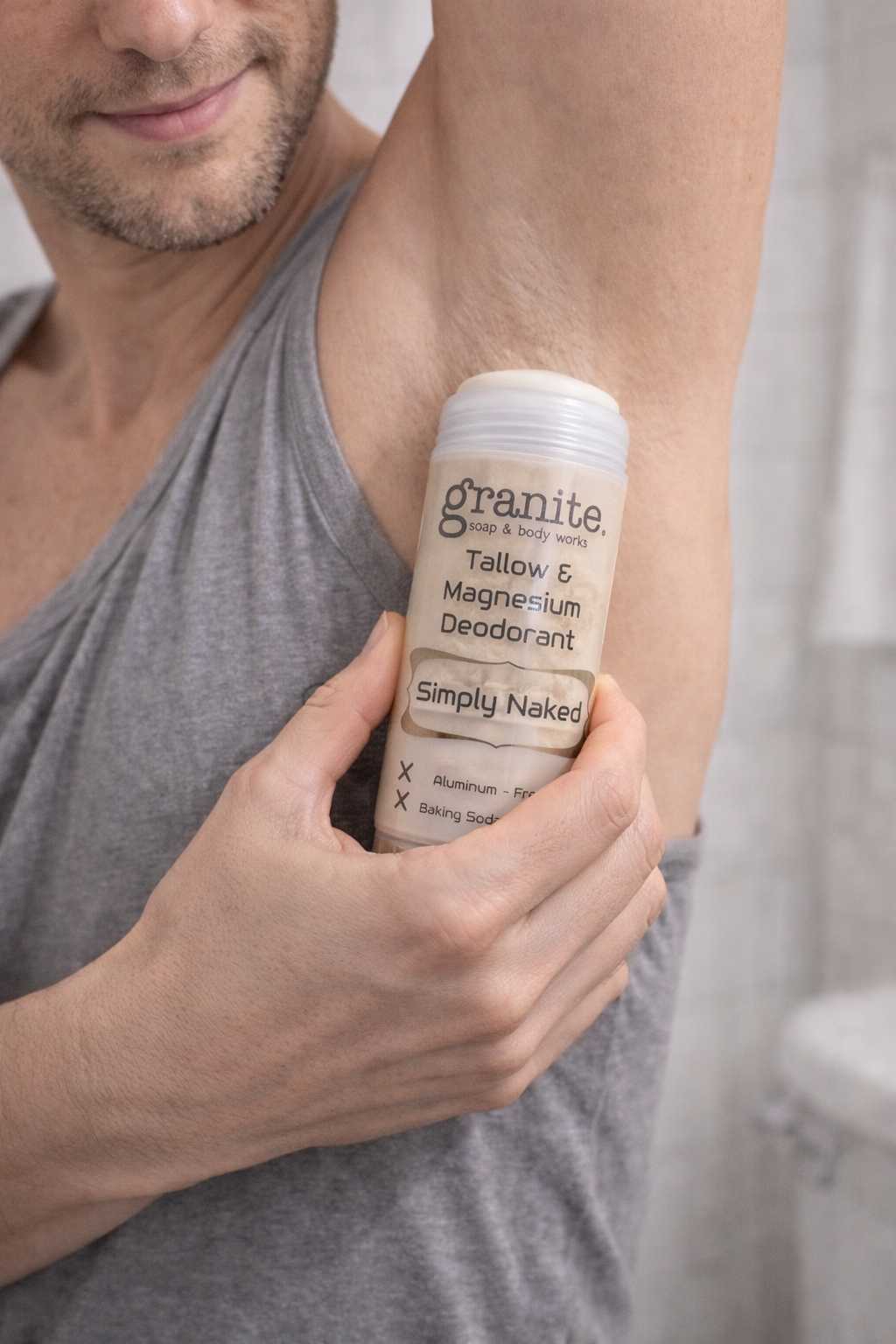 Tallow & Magnesium Deodorant - Simply Naked