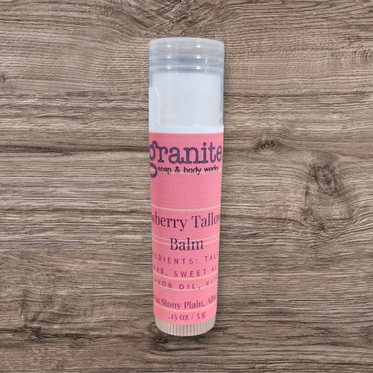 Tallow Lip Balm - Strawberry